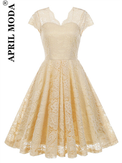 2023 Γαλλικό κομψό κοντό φόρεμα χορού με δαντέλα Κομψό μονόχρωμο ροζ μπεζ κόκκινο βραδινό φόρεμα καλοκαιρινά φορέματα με φουρκέτα