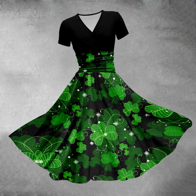 Καλοκαιρινό φόρεμα 2024 Lucky Grass Maxi Γυναικείο φόρεμα σέξι πολυτελές παραλία Κομψό πάρτι Vestido βραδινά φορέματα Κομψά φορέματα για κορίτσια