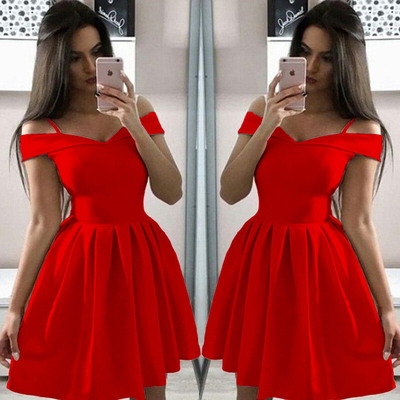 Naiste suvekleit 2022 Uus suurus ühevärviline lühikeste varrukatega naiste vabaaja kõrge vöökohaga ülisuured minikleidid riided vestidos S-3XL