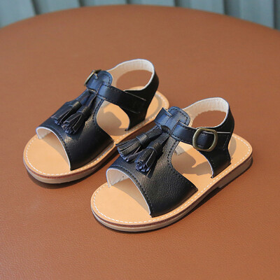 Tüdrukute sandaalid Tutt Klassikaline lahtise varbaga kolm värvi väikelapsed, lapsed liugurid, suvised igapäevased libisemiskindlad 21-30 mugavad lastejalatsid