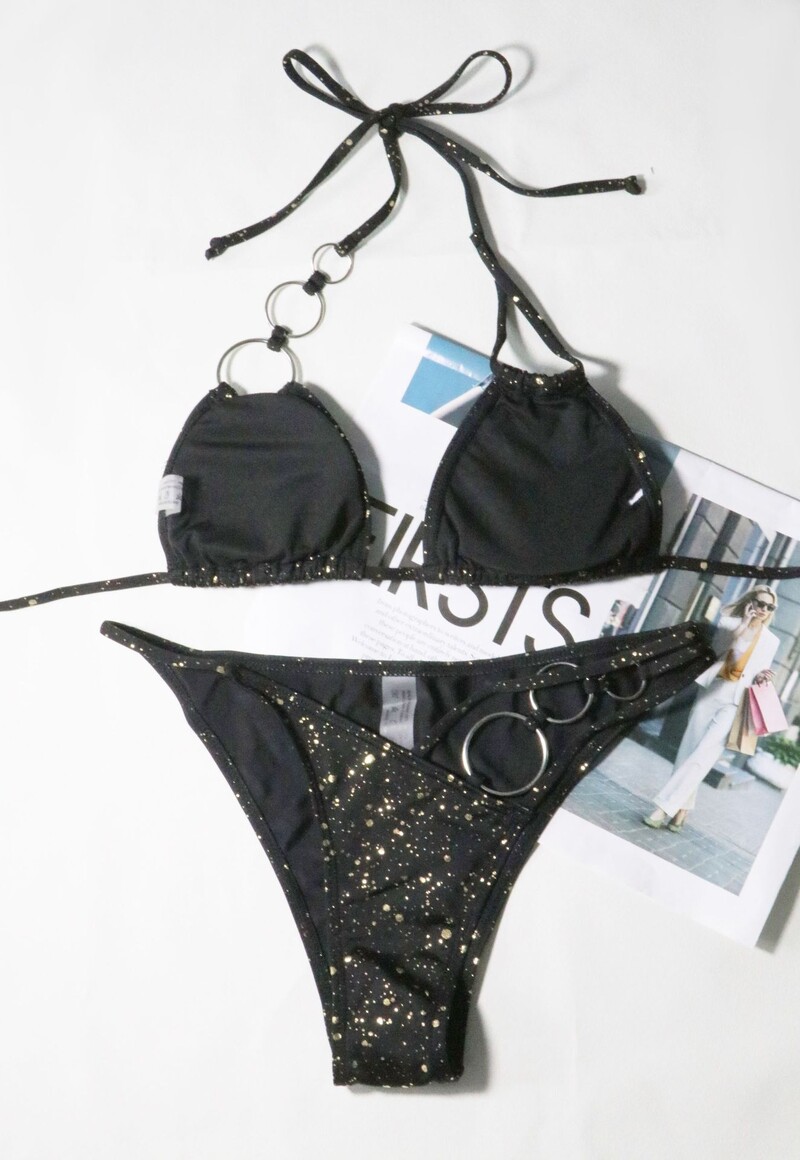 2024 Sexy Micro Bikini Push Up maudymosi kostiumėlis Moteriškas maudymosi kostiumėlių Biquini rinkinys Moteriškas paplūdimio apranga Biquine Brasileiro maudymosi kostiumėlis Mujer SL