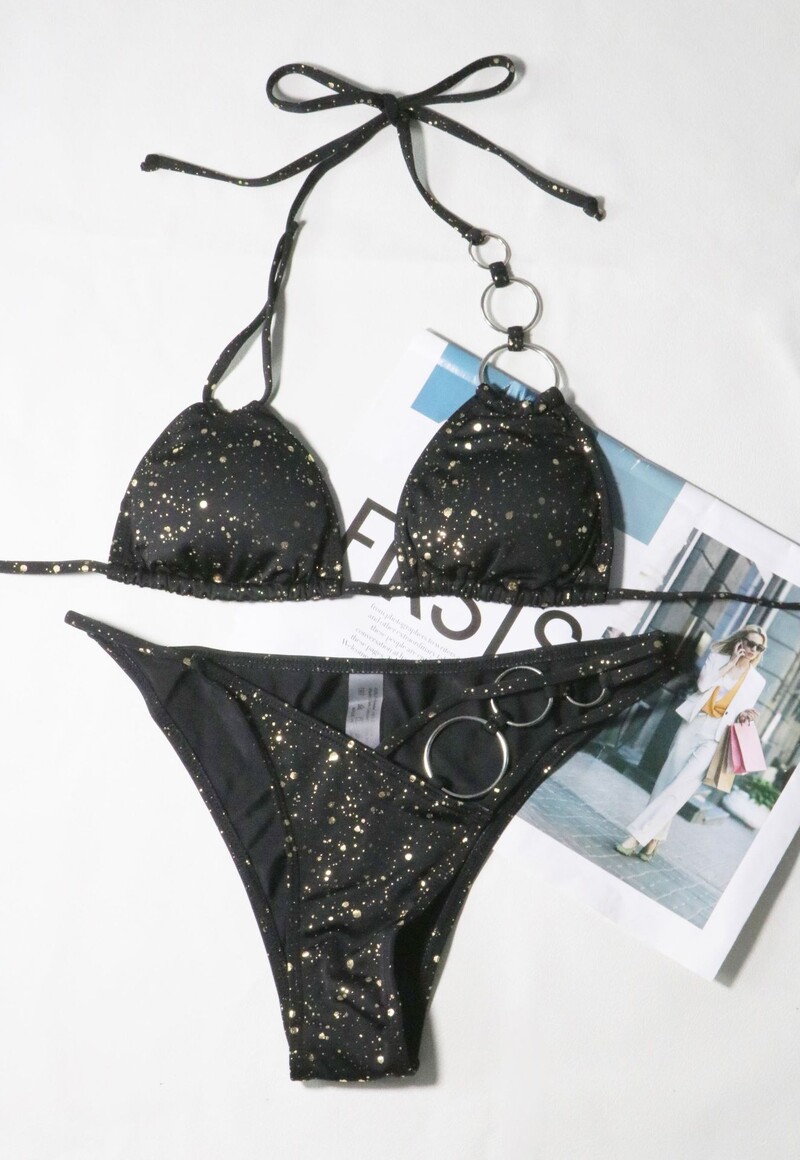 2024 Sexy Micro Bikini Push Up maudymosi kostiumėlis Moteriškas maudymosi kostiumėlių Biquini rinkinys Moteriškas paplūdimio apranga Biquine Brasileiro maudymosi kostiumėlis Mujer SL