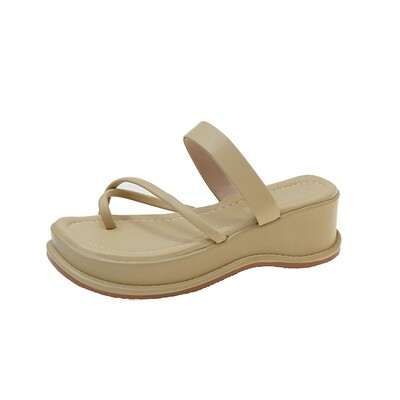 Uued moodsad sussid naiste platvormsandaalid kõrged kontsakingad Suvekingad Rannas plätud, 2022. aasta slaidid