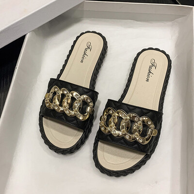 DOGHC 2024 UUED suvised disainiga naiste sandaalid, naiste sussid, sisevannituba, väljas jalutuskäik, madala kontsaga madala kontsaga sandaalid