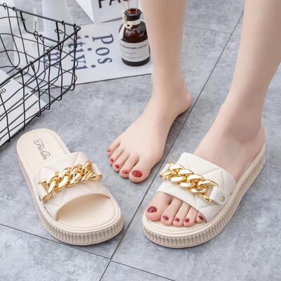 Sussid Naiste Hingav Mood Korea Vaba aeg Õues Libisemiskindlad Luksuslikud Kingad Platvorm Rannakorterid Sussid Avaleht Uus Suvel