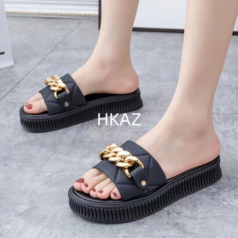 Sussid Naiste Hingav Mood Korea Vaba aeg Õues Libisemiskindlad Luksuslikud Kingad Platvorm Rannakorterid Sussid Avaleht Uus Suvel