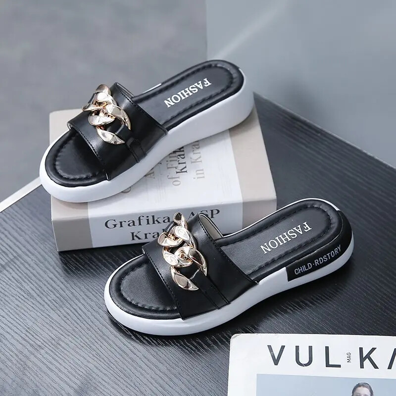 2024 Sandaalid Lameda platvormiga sandaalid Naiste kommid Värv vabaaja sussid Naiste kingad Naiste suvejalatsid Sandaalid suur suurus