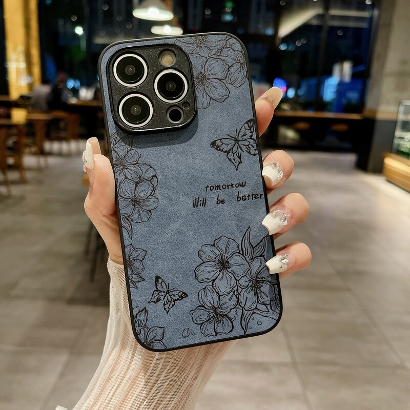 Tinka Samsung S23 Ultra A14 5G Odiniam Samsung S24U Butterfly A04S Dulkėms atsparus mobiliojo telefono dėklas