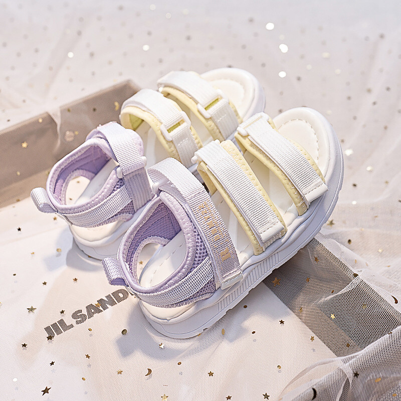 2024, размер 27-36, летни бебешки сандали, градиентни плажни обувки за момчета, деца, момичета, спортни сандали, детски бонбонени студентски обувки H05252