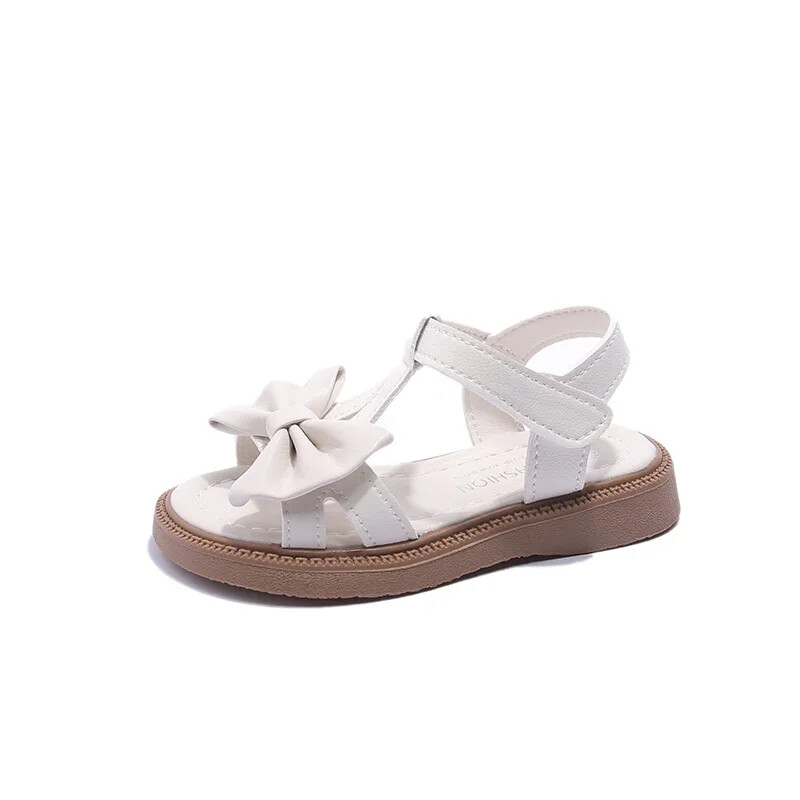 Vasaros sandalai lankelis vaikiški batai mergaičių basutės kūdikių gimtadienio vakarėliui Princesės minkšti paplūdimio sandalai mergaičių tvirti platforminiai batai G12283