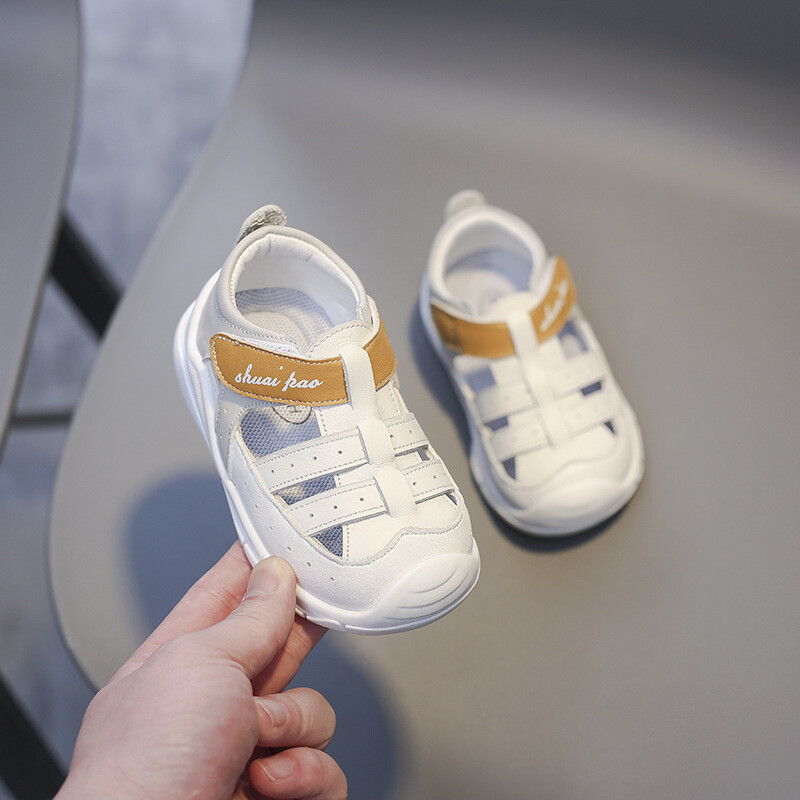 Бебешки сандали за момиченца Летни момчешки ежедневни обувки Детски плажни сандали Детски обувки с мека подметка Противохлъзгащи се бебешки обувки 0-3 години