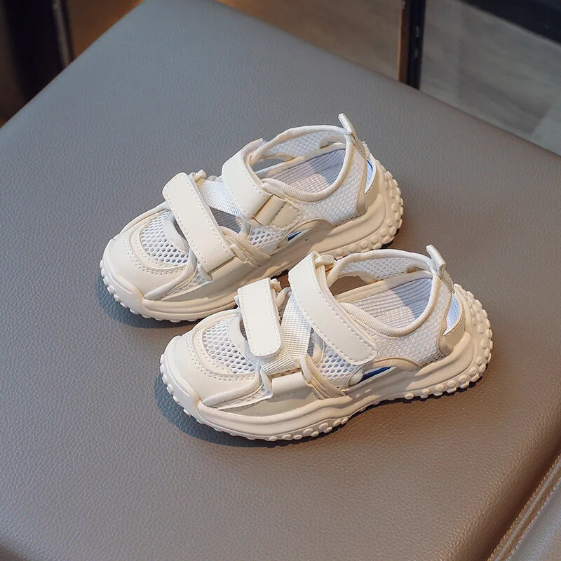 Proljeće ljeto Sportske sandale za djevojčice Mrežaste prozračne cipele za dječake Izdubljene dječje ležerne tenisice Neklizajuće sandalije s platformom