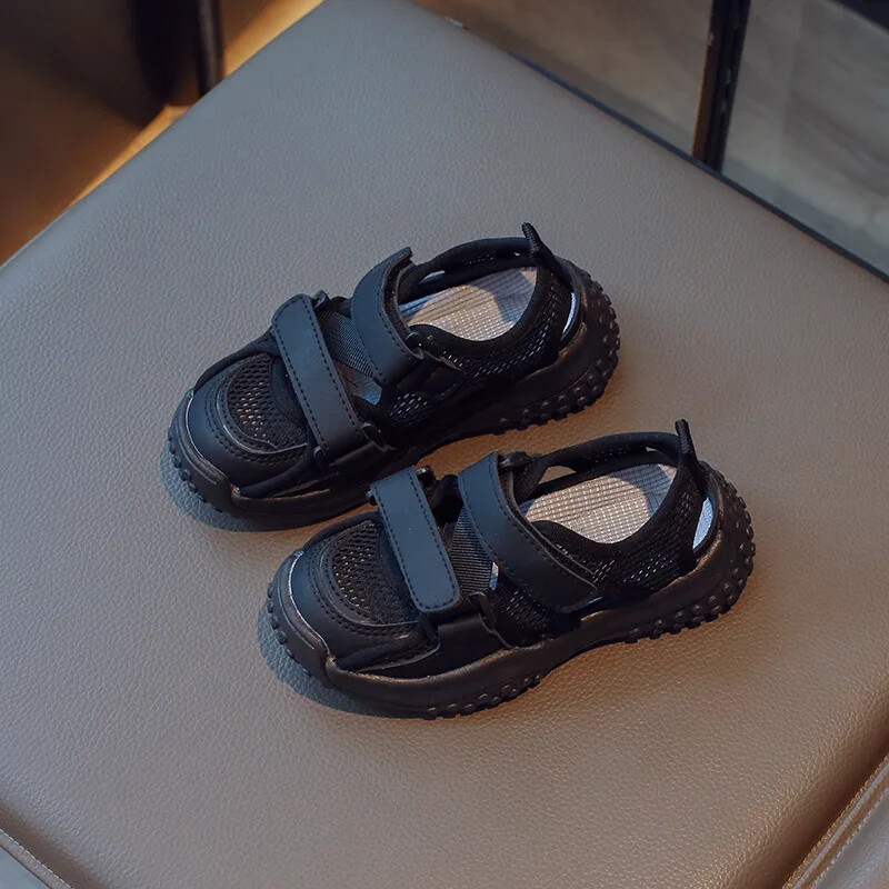 Proljeće ljeto Sportske sandale za djevojčice Mrežaste prozračne cipele za dječake Izdubljene dječje ležerne tenisice Neklizajuće sandalije s platformom