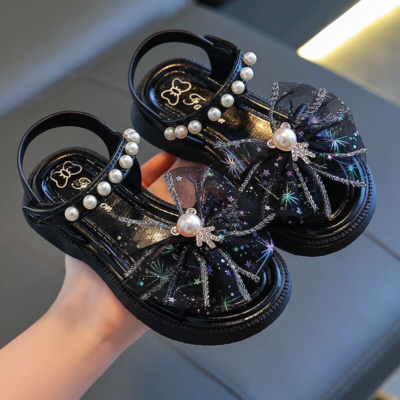 Mergaičių sandalai naujos mados vasaros didelis vaikas mergaičių neslystantis princesės batai mergaičių vaikiški paplūdimio batai minkštu padu