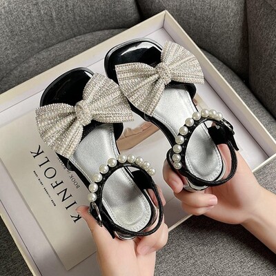 Moodsad Rhinestone`i kikilipsu printsessikingad tüdrukutele Sandaalid Kleitjalatsid lastele Laste elegantsed peosandaalid Tasuta kohaletoimetamine