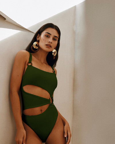 Set de bikini sexy de o singură piesă pentru femei, de culoare solidă, cu bikini cu bretele goale, costum de baie la modă, fără spate, set de bikini cu talie joasă