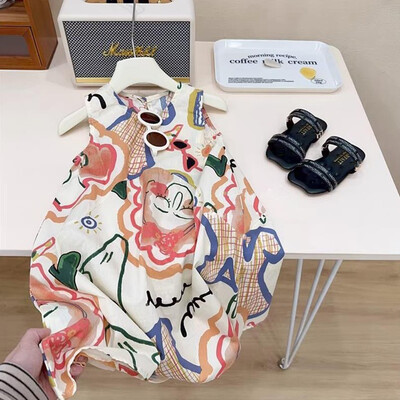 Bear Leader Rose Pink καρό φόρεμα με φιόγκο Κομψό Lolita Child Big Girls Midi φόρεμα Παιδικά φορέματα Teens Party Princess Sundress