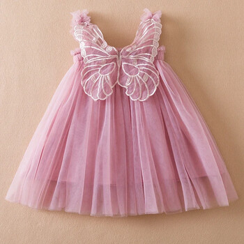 Бебешка рокля за момиченце с дъга и пайети Tulle Tutu Vestidos 1-5 Y Детски комплект за принцеса за парти за рожден ден Детски летни сладки тоалети