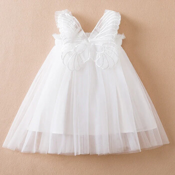 Бебешка рокля за момиченце с дъга и пайети Tulle Tutu Vestidos 1-5 Y Детски комплект за принцеса за парти за рожден ден Детски летни сладки тоалети