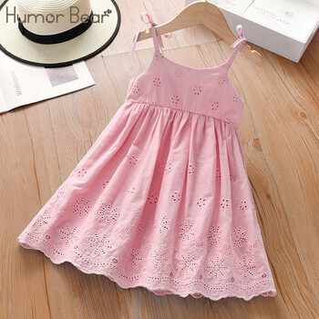 Humor Bear New Girls Lane Dress Лятна детска дреха Slip Dress Dress Pola Hold Out Princess Tutu Парти дрехи