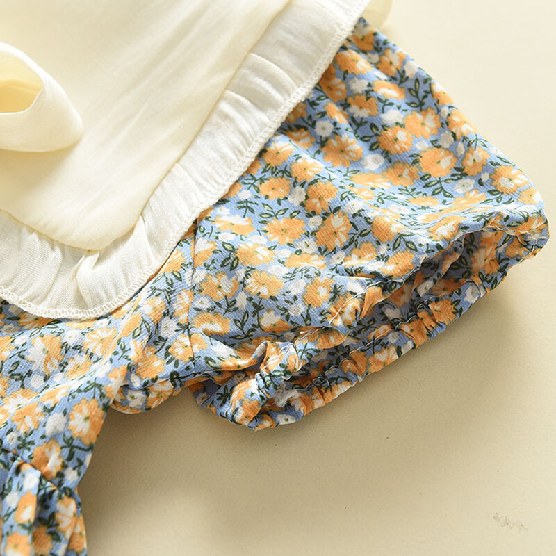 Ocazional Vară Copii Rochie Fete Haine Florale Copii Patchwork Patchwork Bebeluş Fetiţă Rochie Prinţesă Noi Rochii Fata