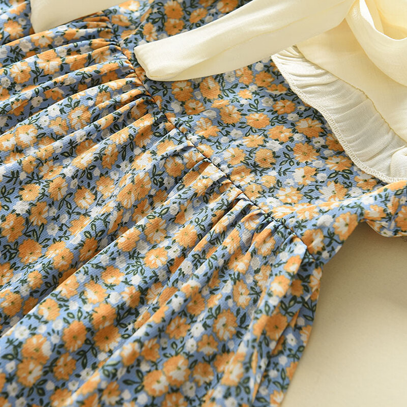 Ocazional Vară Copii Rochie Fete Haine Florale Copii Patchwork Patchwork Bebeluş Fetiţă Rochie Prinţesă Noi Rochii Fata