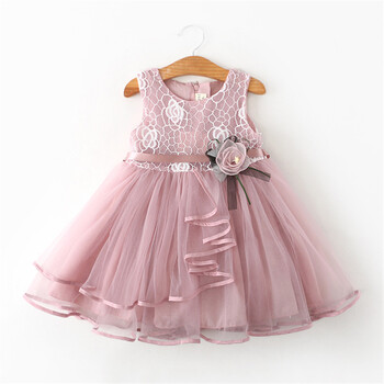 Baby Girls Dress Casual Στολή Παιδικά Φορέματα για Κορίτσια Flower Baby Dress Girl Party Little Princess Tutu Summer Dress Vestidos