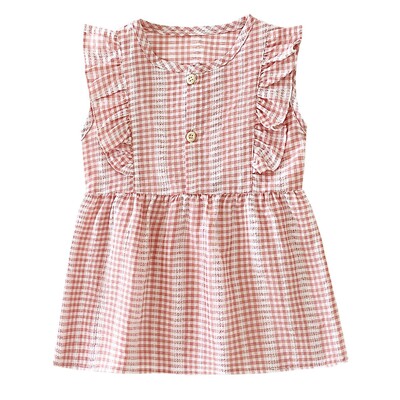 Sanlutozi lilleline beebikleit suvine lühikeste varrukatega pühadepäevane vabaaja laste kleit tüdrukute kleidid