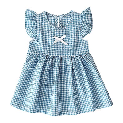 Sanlutozi lilleline beebikleit suvine lühikeste varrukatega pühadepäevane vabaaja laste kleit tüdrukute kleidid