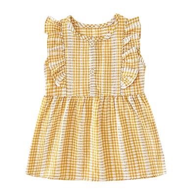 Sanlutozi lilleline beebikleit suvine lühikeste varrukatega pühadepäevane vabaaja laste kleit tüdrukute kleidid