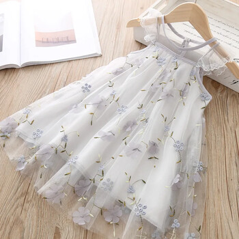 Melario Girls Sweet Dresses Summer Baby Girl Princess Dress Lace Embroidery Design Flower Girl Dresses Сладки парти Детски дрехи