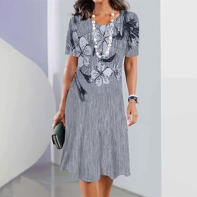 Uus naiste kleit, lilleprintimine