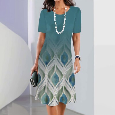 Uus naiste kleit, lilleprintimine