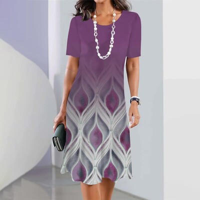 Uus naiste kleit, lilleprintimine