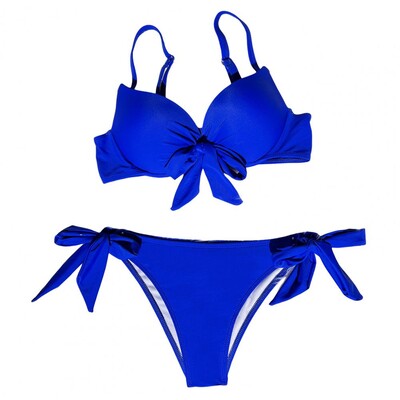 Seksikas eesmine vöörisõlm Push Up Bikiinid Kaheosalised soliidsed ujumistrikoo lipsud bikiinid ujumistrikoo Ujumisriided Biquini Conjunto De Bikini Tankini