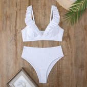Seksikad bikiinid 2024 Naiste ujumistrikoo, soliidsed bikiinid, naiselikud ujumisriided triibuline bikiinide komplekt, naiste bikiinid, rannariided