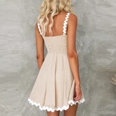 2024. aasta suvine värske ja armas ühevärviline Seksikas supper lühike kleit suvepuhkuse must vest seelik rannatrendi päikesekleit