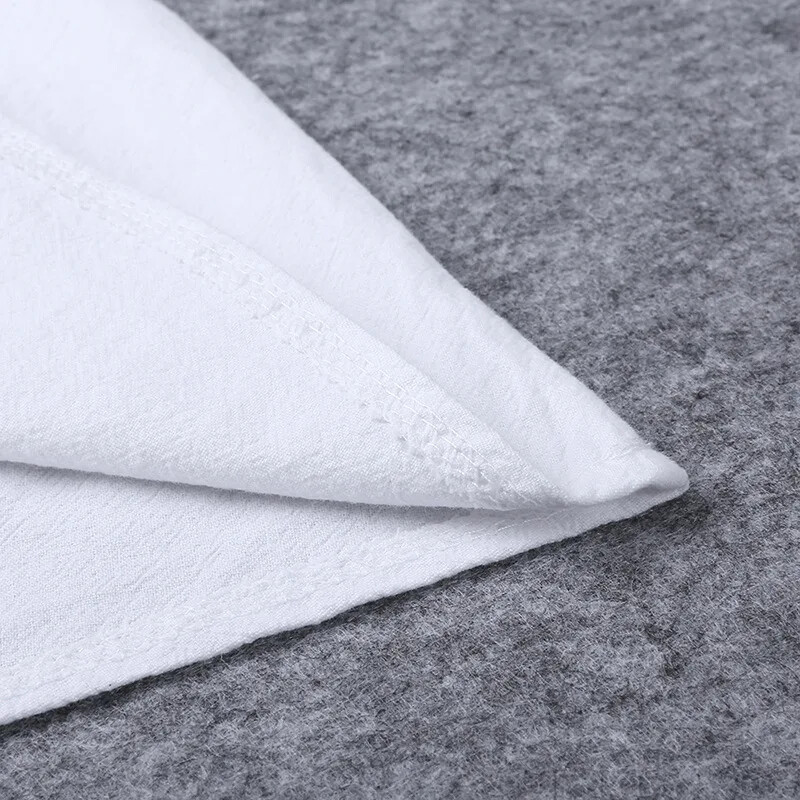 Beebitüdrukute kleidid Suvised linased puuvillased riided Soliidne valge kleit Vabaaja printsessi kleit