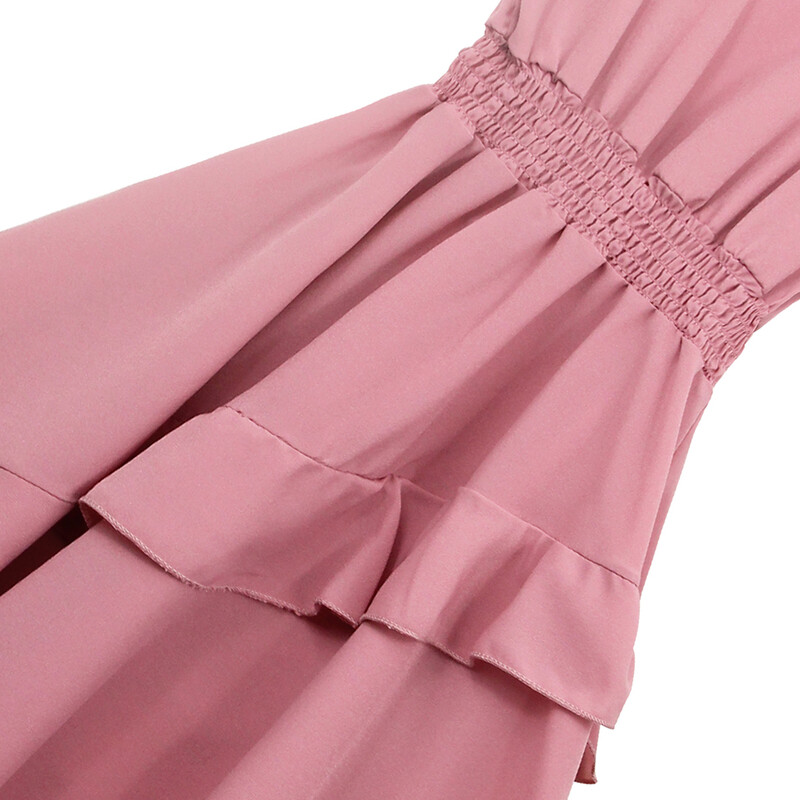 Kleit Tüdrukutele Ühevärviline Kleit Tüdrukutele Vabaaja stiilis Lastekleidid Tüdrukute suverõivad 6 8 10 12 14