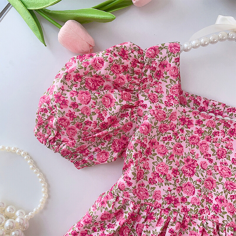 Bear Leader Uued suvekleidid Tüdrukutele Solid Tüdrukute Kleidid Moodsad Lastekleidid Laste Kostüümid Tüdrukutele Lilletüdrukute kleidid