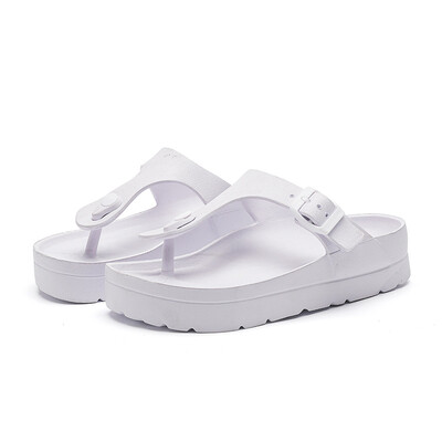 2024 Summer New Slippers Γυναικείες παντόφλες Word φορώντας σανδάλια χοντρή σόλα έξω Αύξηση ύψους γυναικών