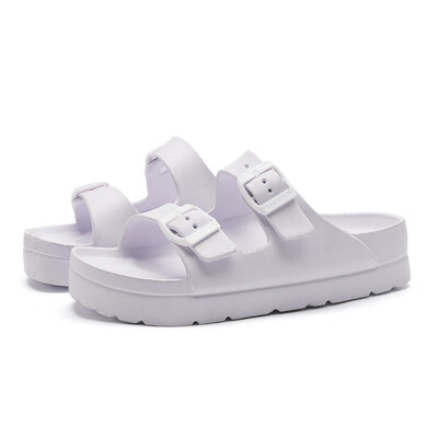 2024 Summer New Slippers Γυναικείες παντόφλες Word φορώντας σανδάλια χοντρή σόλα έξω Αύξηση ύψους γυναικών