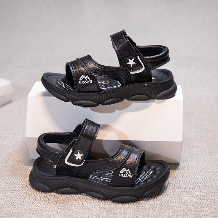 Αγόρια Καλοκαίρι 2024 Νέα Απλή Universal Αθλητικά Σανδάλια Velcro Σχολικά παιδικά παπούτσια
