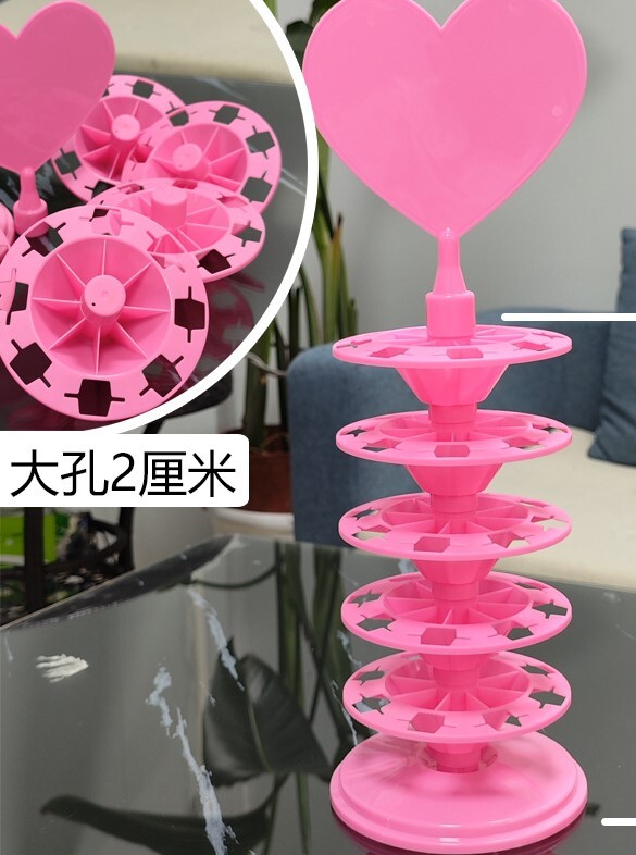 5 slojeva Stalak za lizalice s 40 rupa Stalak za vjetrenjače Stalak za slikanje šećerom Stalak s velikim rupama Stalak za rođendanski stol Stalak za lizalice