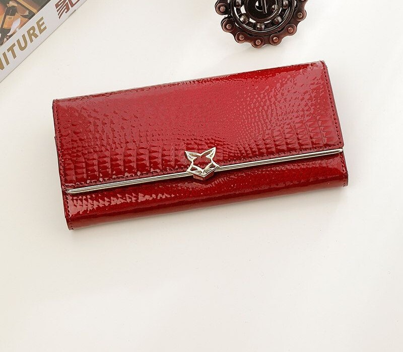 2023 νέα κορεατική έκδοση σε μακρύ πορτοφόλι Γυναικείο μοδάτο πορτοφόλι με μεγάλη χωρητικότητα χωράει τσάντα πορτοφολιού κινητού τηλεφώνου