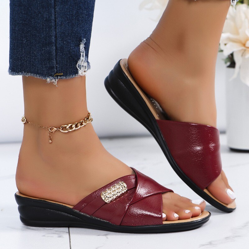 Naiste sussid 2024, suvi, uus mood, kiilud, naiste kingad, rand, rand, plätud, naiste Zapatos De Mujer