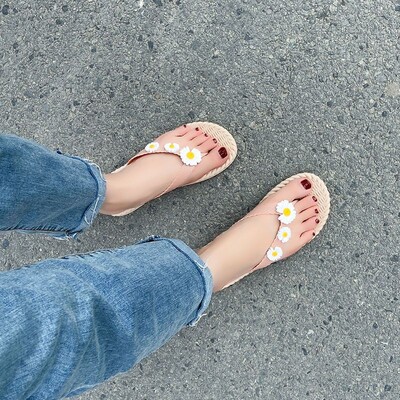 Γυναικεία Παντόφλες Λουλούδια Σανδάλια Σαπουνάδες στην παραλία Γυναικεία παπούτσια Flip Slides Φτηνές Δωρεάν αποστολή 2024 Luxury Liquidation Sale