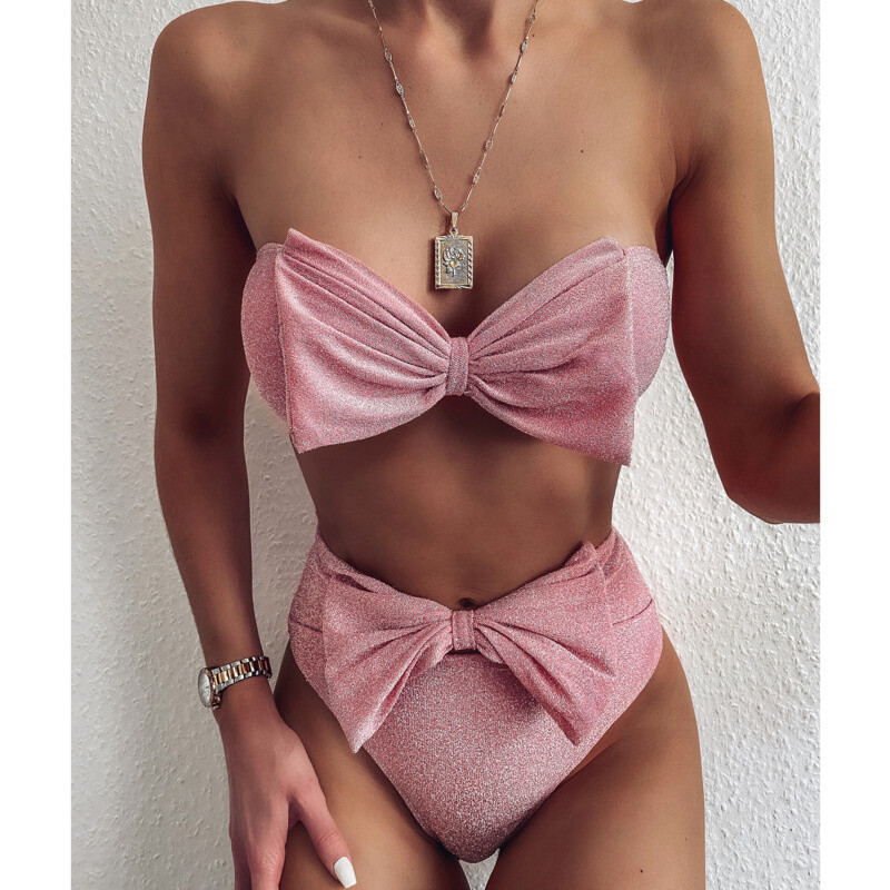 Seksi bikini s leptir mašnom 2024 Ženski kupaći kostimi Ženski kupaći kostimi Kupaći kostimi Brazilski bikini za djevojčice Odjeća za kupanje