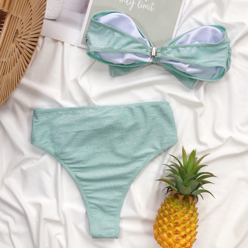 Seksi bikini s leptir mašnom 2024 Ženski kupaći kostimi Ženski kupaći kostimi Kupaći kostimi Brazilski bikini za djevojčice Odjeća za kupanje