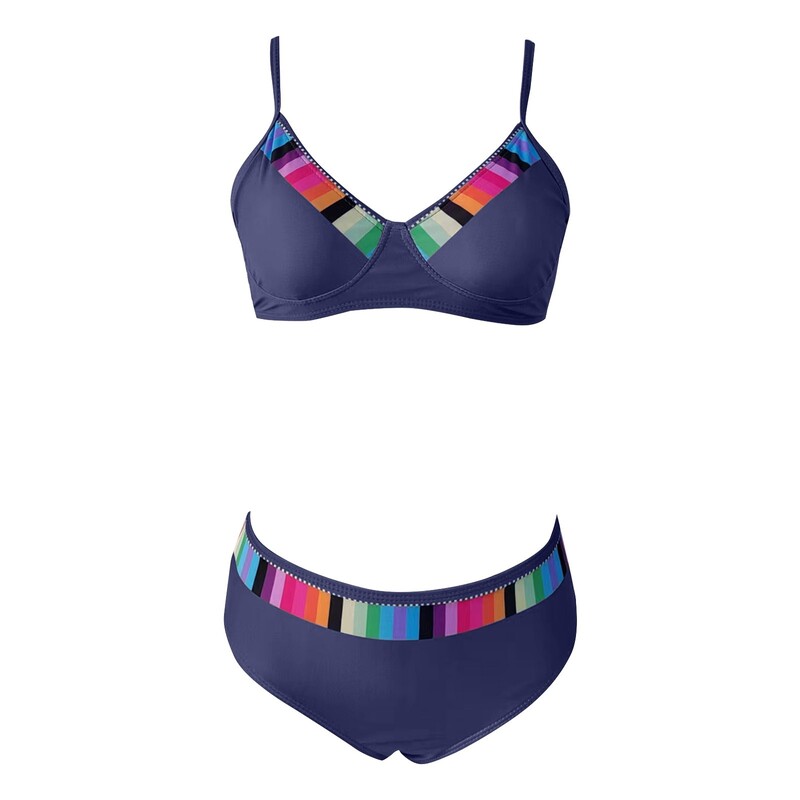 Moteriški bikinio rinkiniai žemu liemeniu, dviejų dalių maudymosi kostiumėlio dirželis maudymosi kostiumėlis vasaros paplūdimio tankinių rinkinys moterims купальник женский